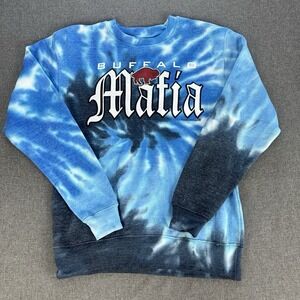 Buffalo Mafia Blue Tie-Dye Sweater